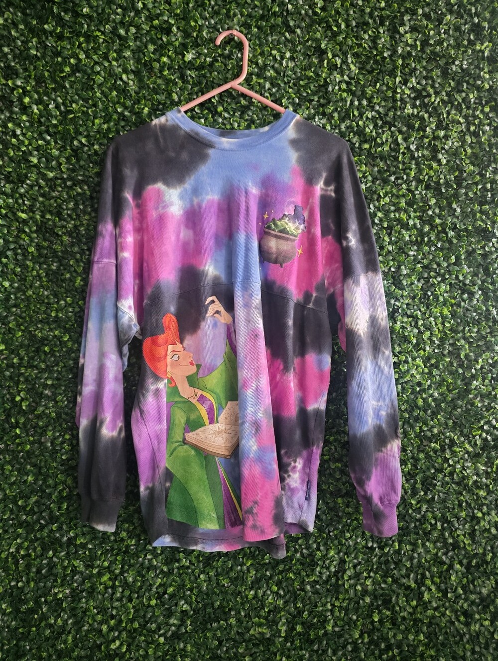 Disney Women's Tonight We Fly Tie Dye Long Sleeve T-Shirt M